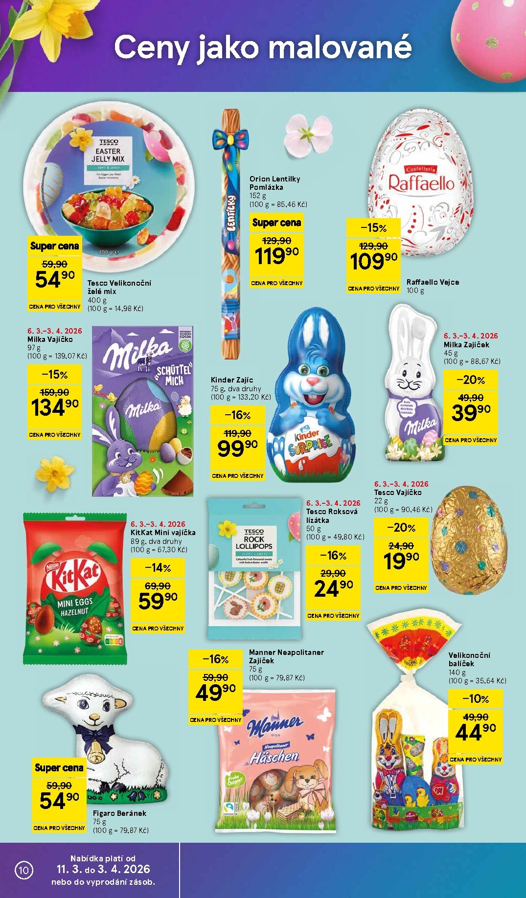 tesco - Tesco supermarket leták platný od středy 18.03.2026 do úterý 24.03.2026 - page: 10