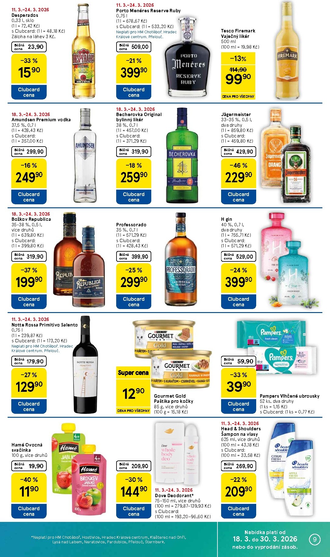 tesco - Tesco leták platný od středy 18.03.2026 do úterý 24.03.2026 - page: 9