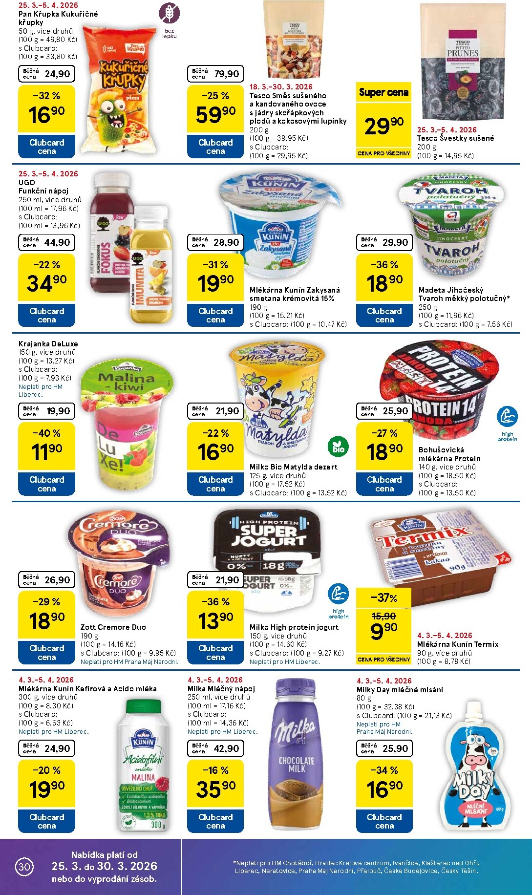 tesco - Tesco leták platný od středy 25.03.2026 do pondělí 30.03.2026 - page: 30