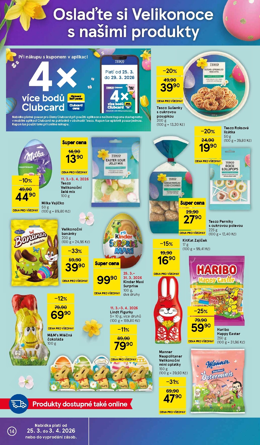 tesco - Tesco leták platný od středy 25.03.2026 do pondělí 30.03.2026 - page: 14