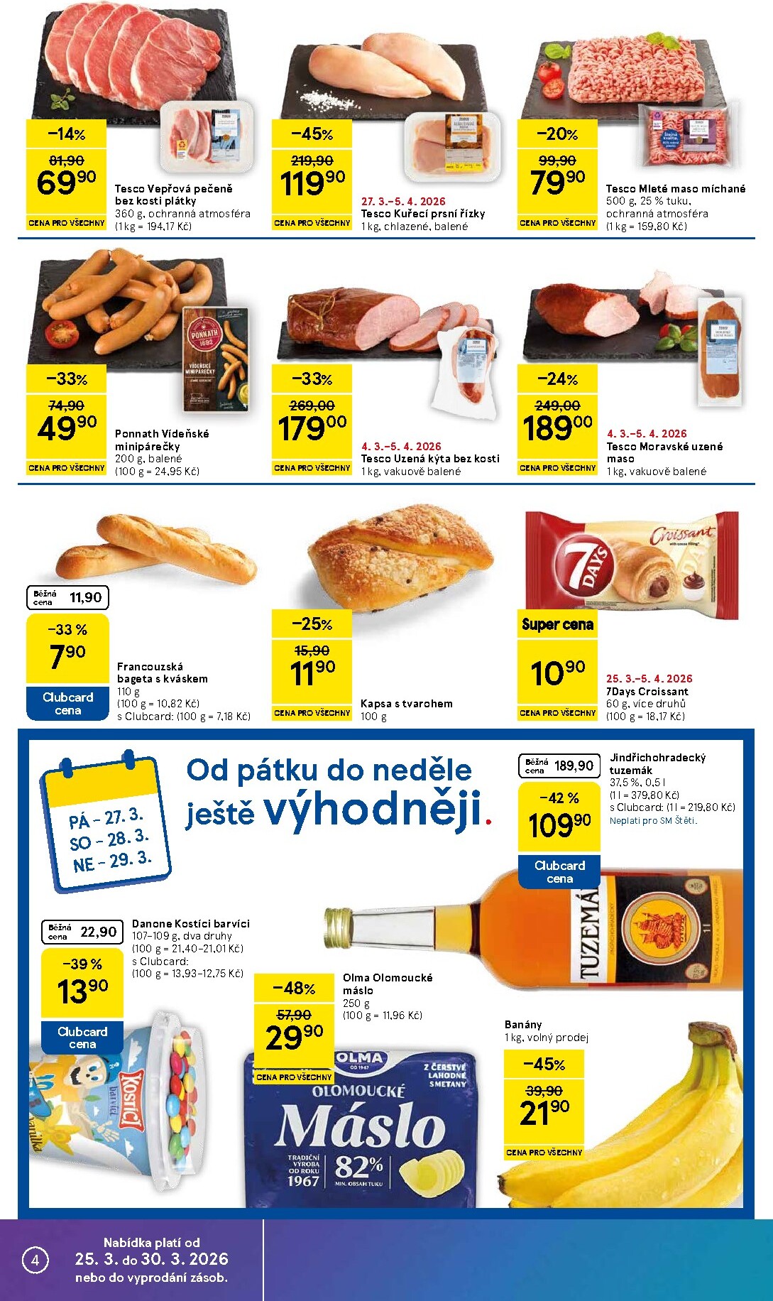 tesco - Tesco supermarket leták platný od středy 25.03.2026 do pondělí 30.03.2026 - page: 4