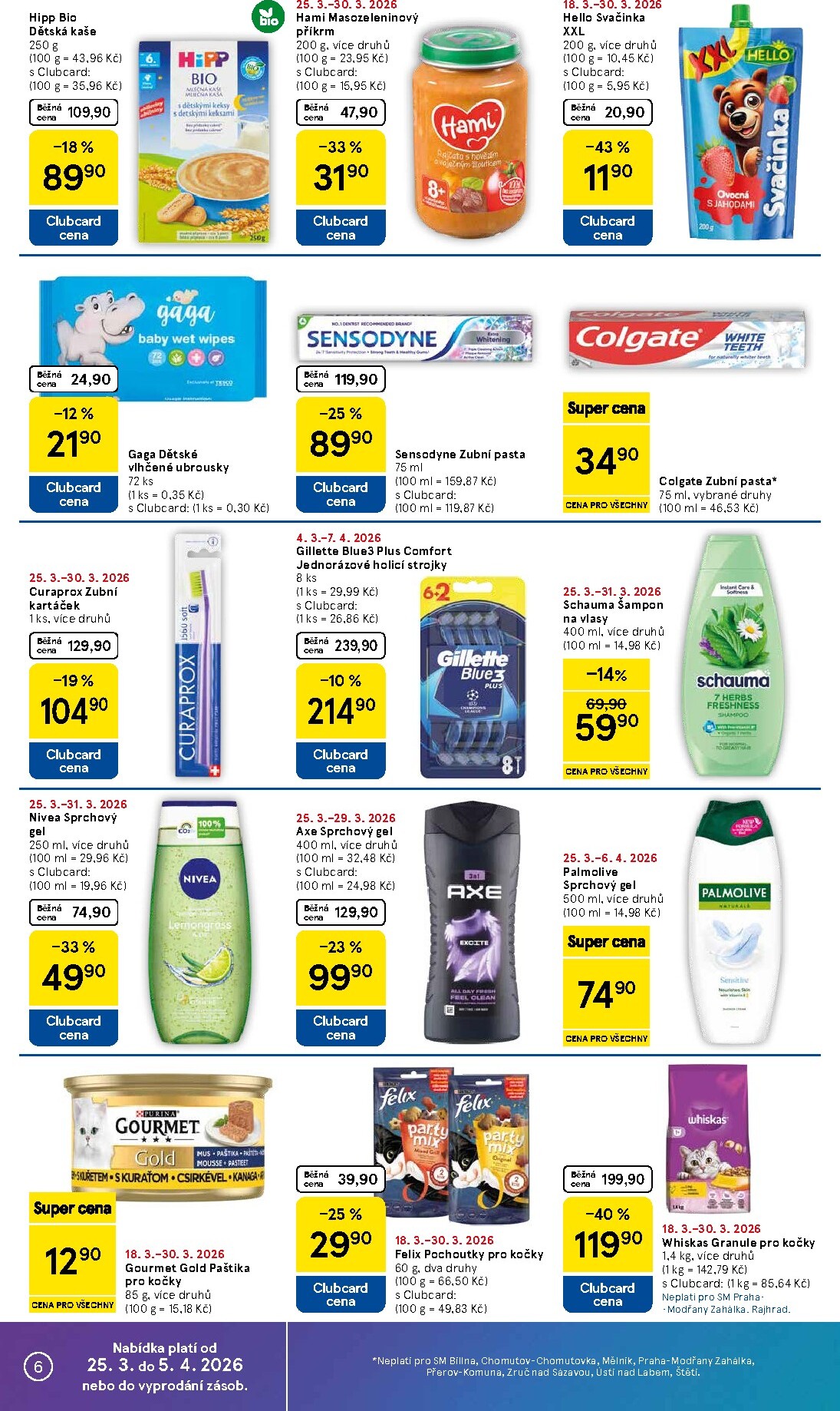 tesco - Tesco supermarket leták platný od středy 25.03.2026 do pondělí 30.03.2026 - page: 6