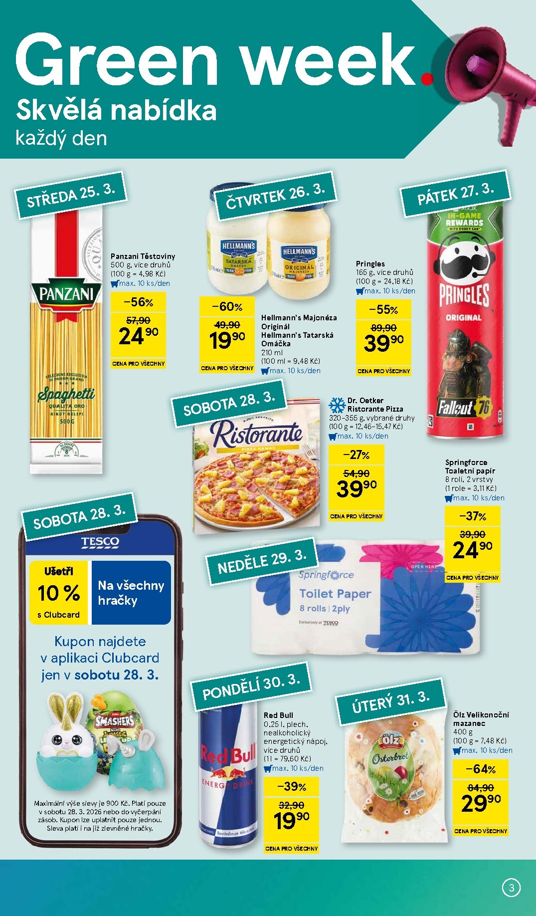 tesco - Tesco supermarket leták platný od středy 25.03.2026 do pondělí 30.03.2026 - page: 3
