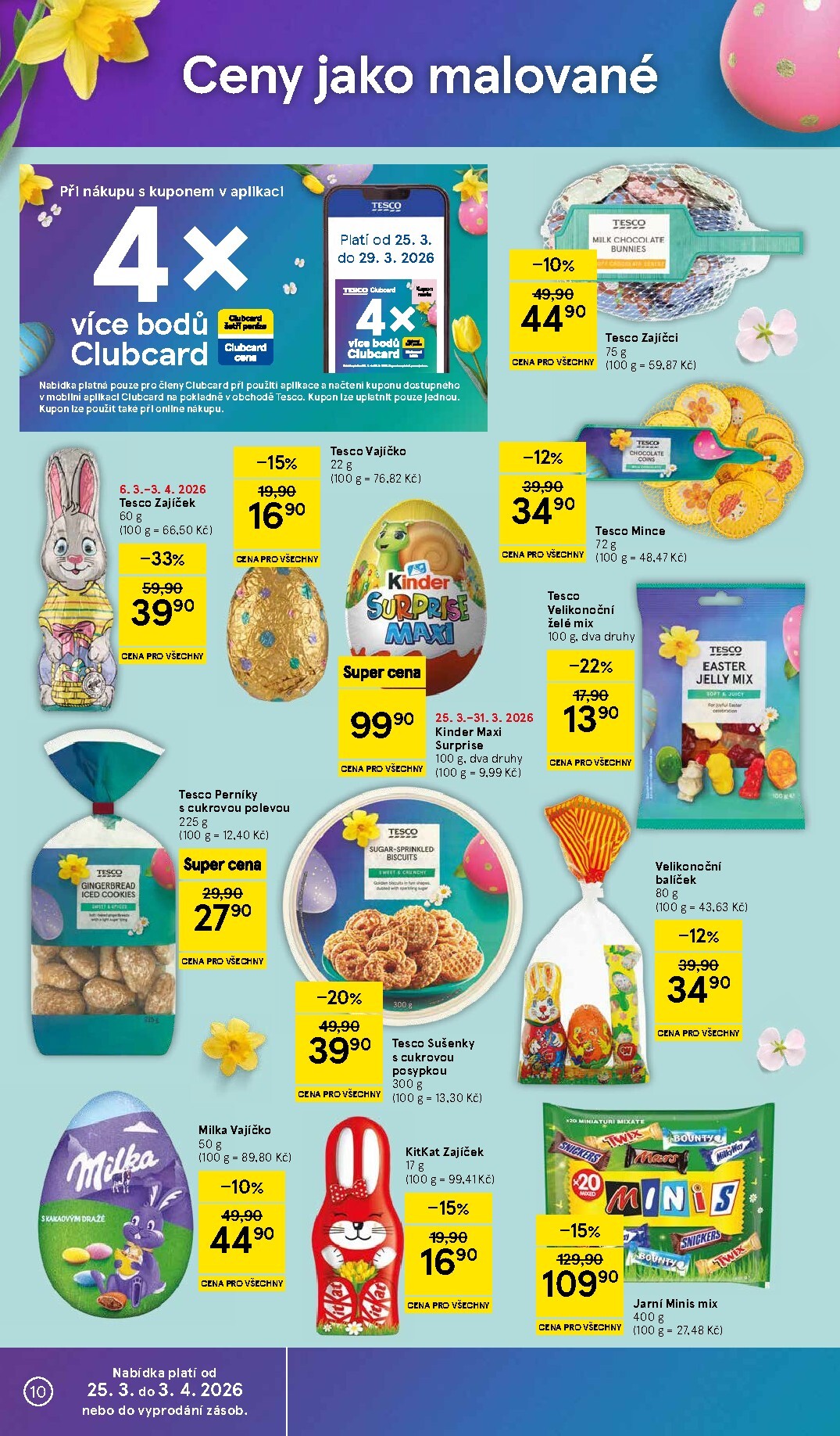 tesco - Tesco supermarket leták platný od středy 25.03.2026 do pondělí 30.03.2026 - page: 10