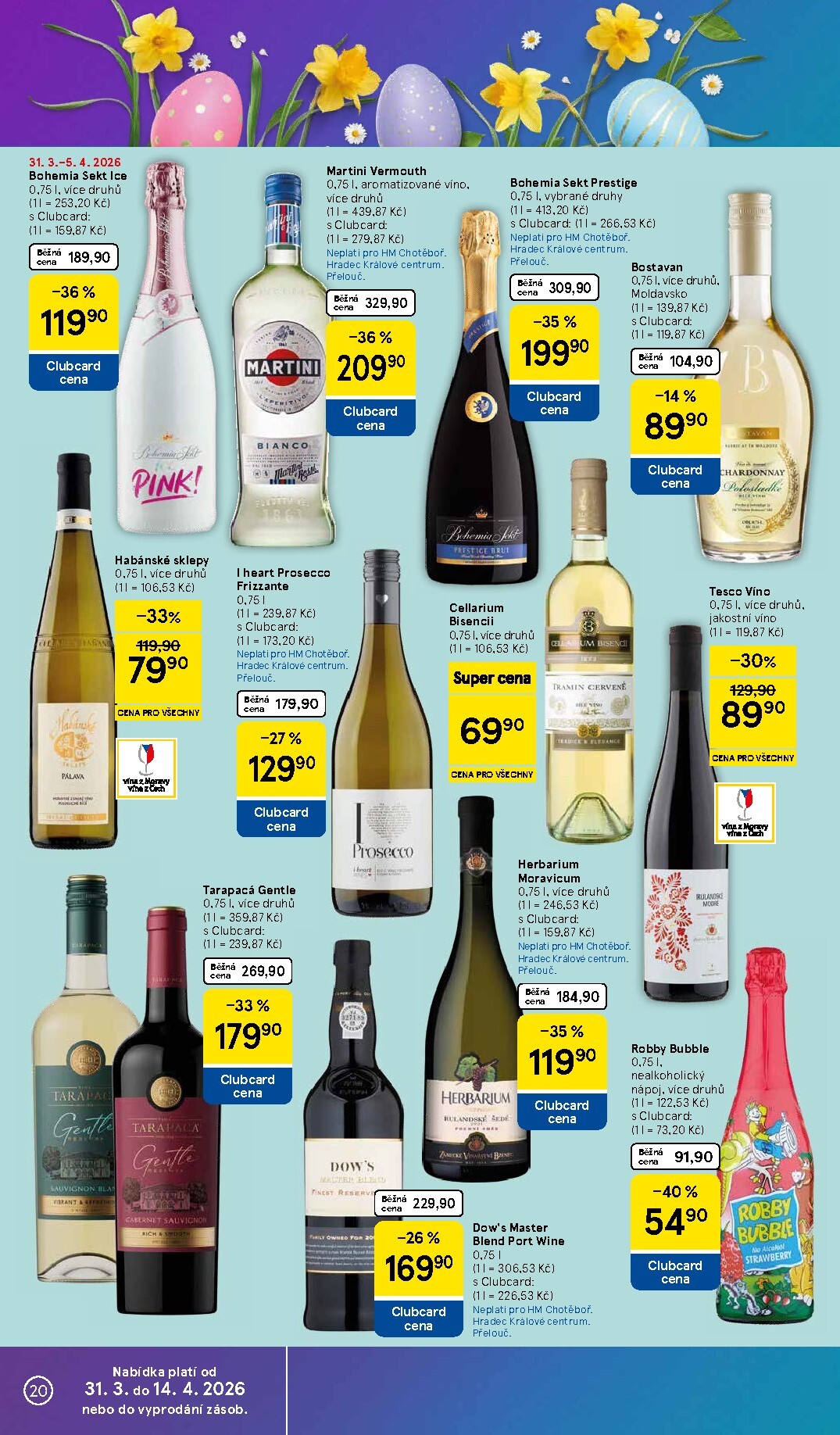 tesco - Tesco leták platný od úterý 31.03.2026 do neděle 05.04.2026 - page: 20