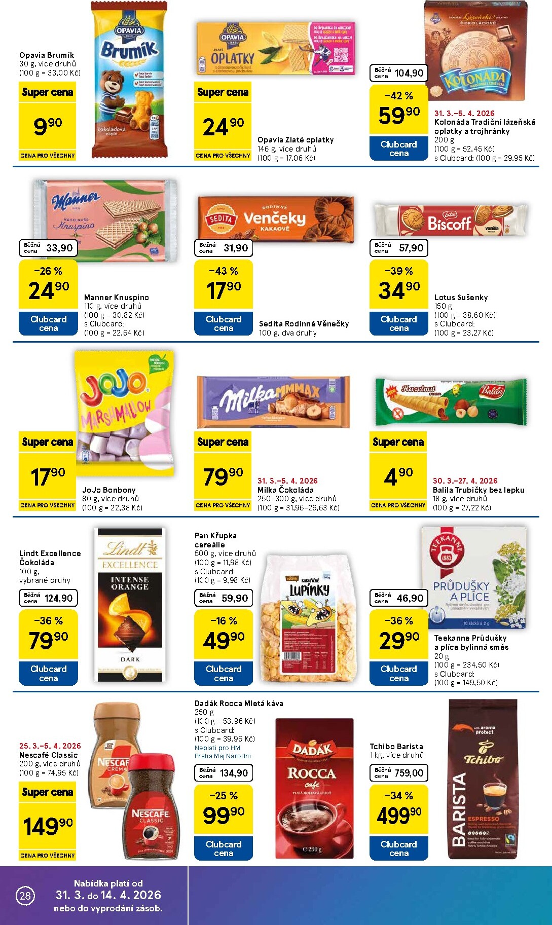 tesco - Tesco leták platný od úterý 31.03.2026 do neděle 05.04.2026 - page: 28