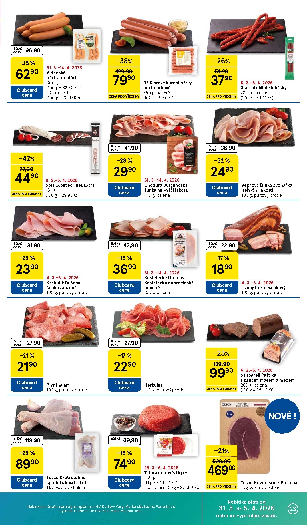 tesco - Tesco leták platný od úterý 31.03.2026 do neděle 05.04.2026 - page: 23
