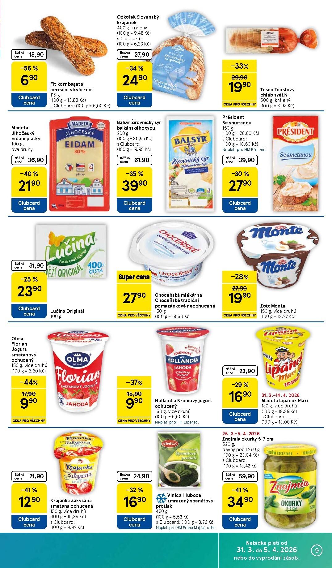 tesco - Tesco leták platný od úterý 31.03.2026 do neděle 05.04.2026 - page: 9