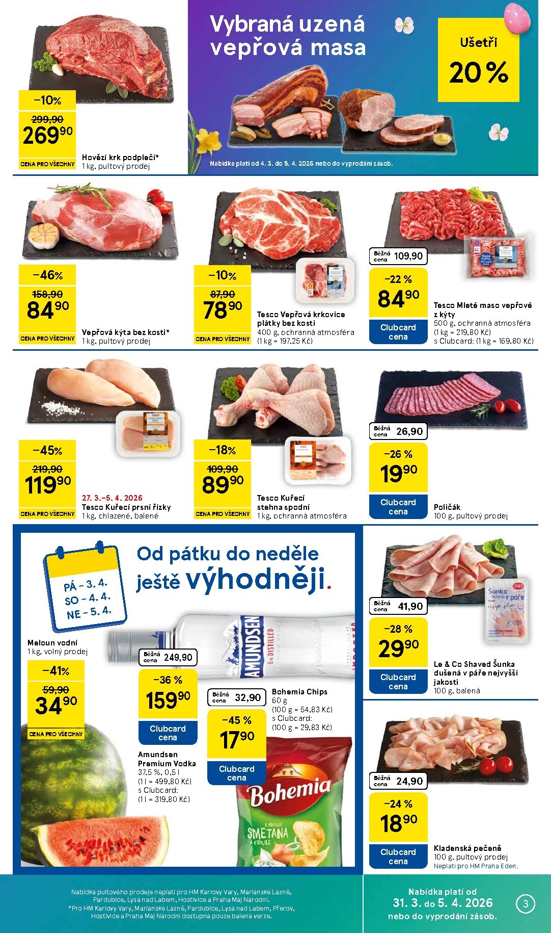 tesco - Tesco leták platný od úterý 31.03.2026 do neděle 05.04.2026 - page: 3