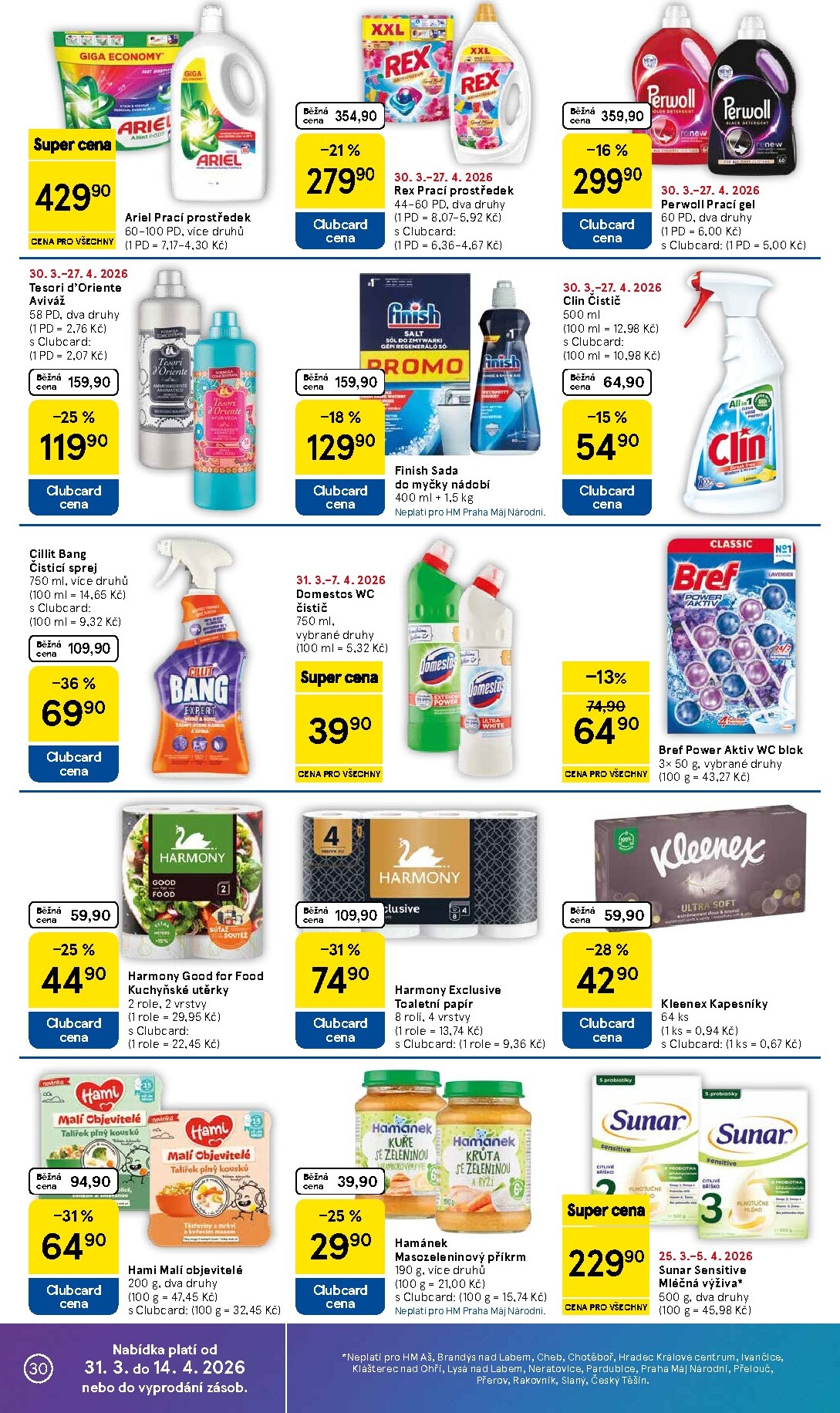tesco - Tesco leták platný od úterý 31.03.2026 do neděle 05.04.2026 - page: 30