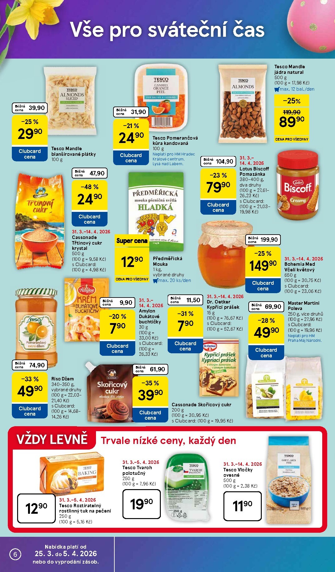 tesco - Tesco leták platný od úterý 31.03.2026 do neděle 05.04.2026 - page: 6