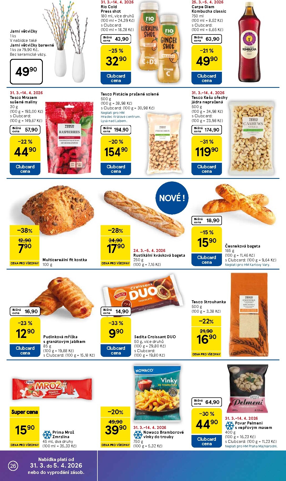 tesco - Tesco leták platný od úterý 31.03.2026 do neděle 05.04.2026 - page: 26