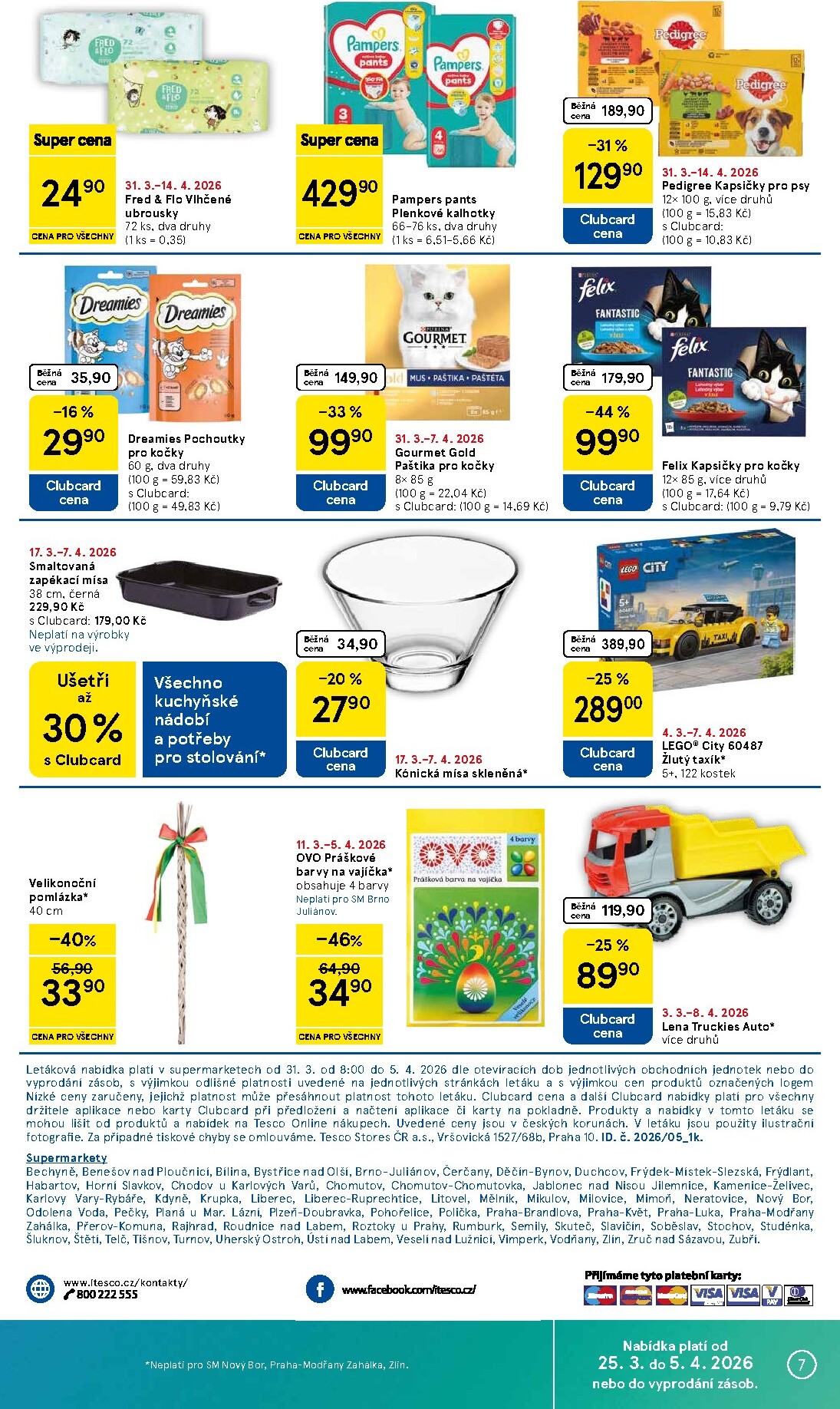 tesco - Tesco supermarket leták platný od úterý 31.03.2026 do neděle 05.04.2026 - page: 7