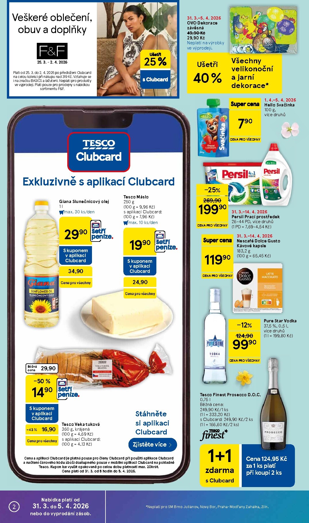 tesco - Tesco supermarket leták platný od úterý 31.03.2026 do neděle 05.04.2026 - page: 2