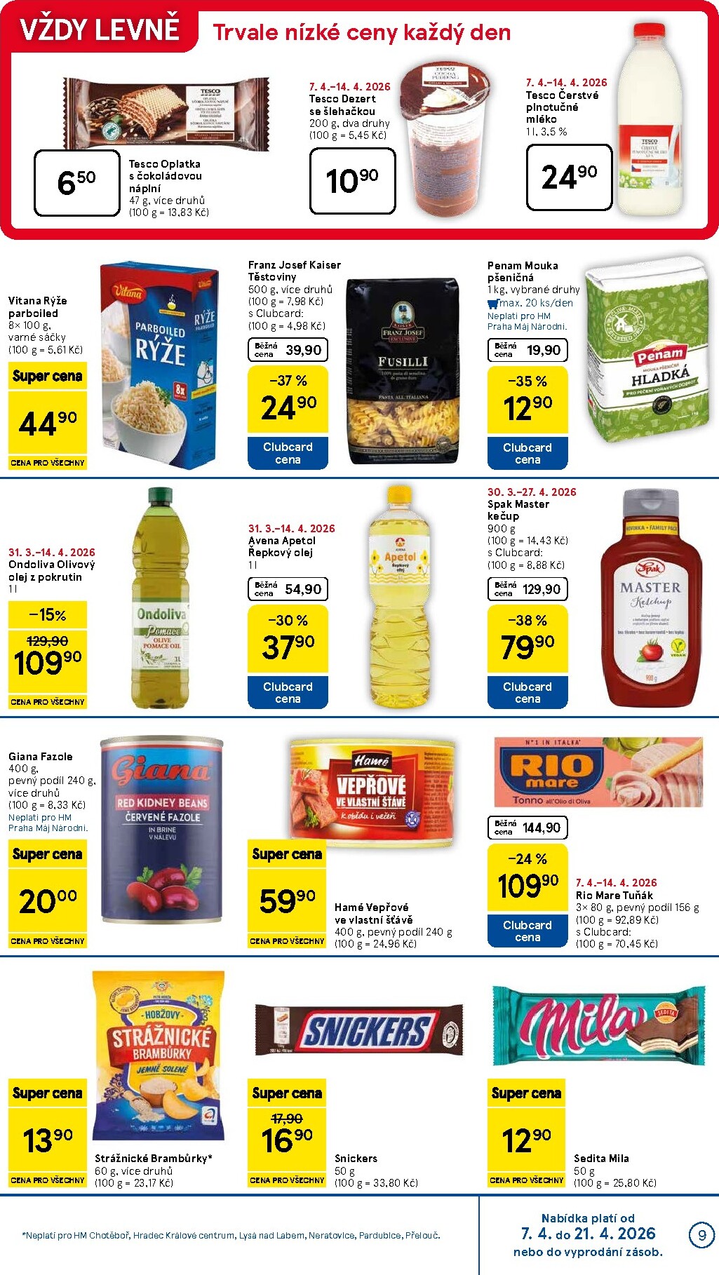 tesco - Tesco leták platný od úterý 07.04.2026 do úterý 14.04.2026 - page: 9
