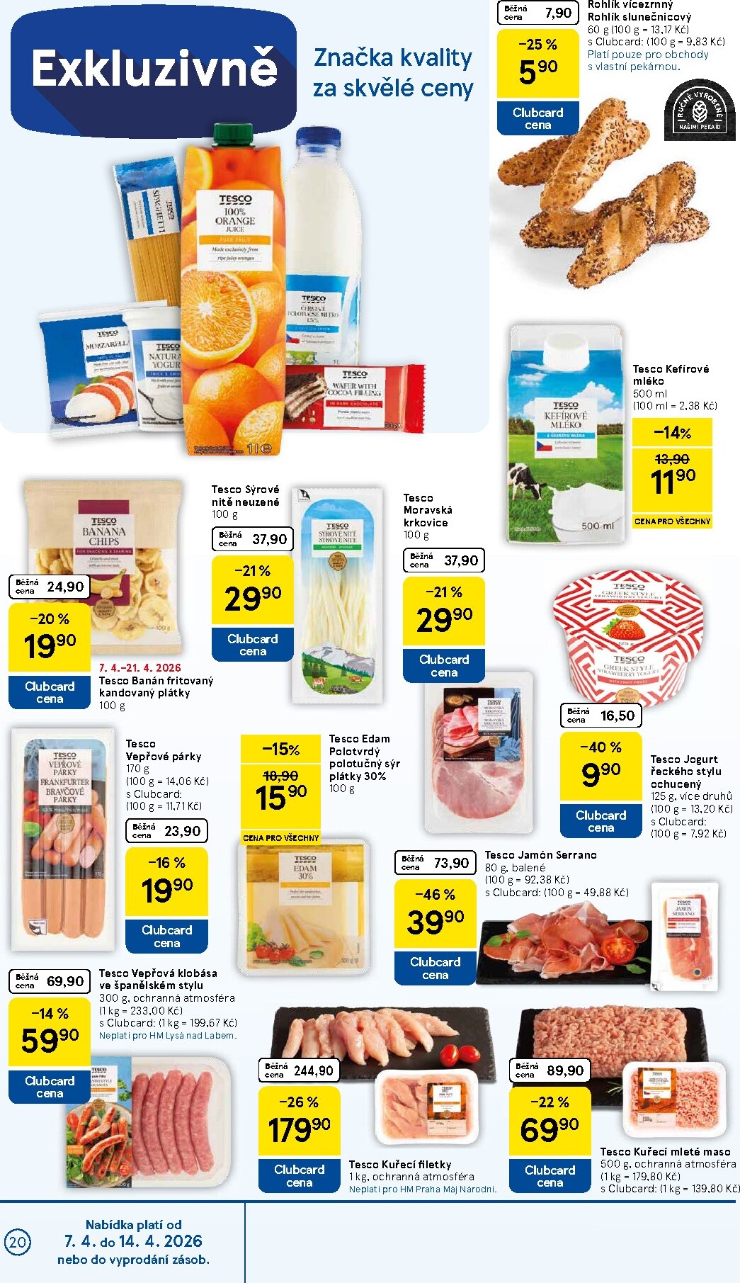 tesco - Tesco leták platný od úterý 07.04.2026 do úterý 14.04.2026 - page: 20