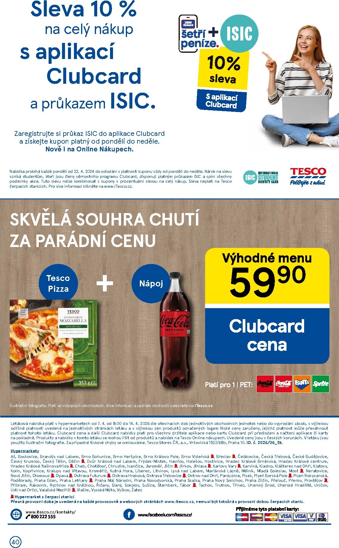 tesco - Tesco leták platný od úterý 07.04.2026 do úterý 14.04.2026 - page: 40