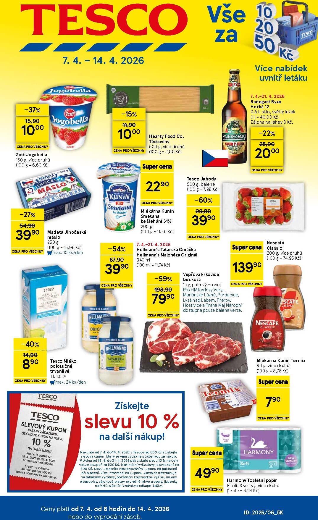 tesco - Tesco leták platný od úterý 07.04.2026 do úterý 14.04.2026 - page: 1