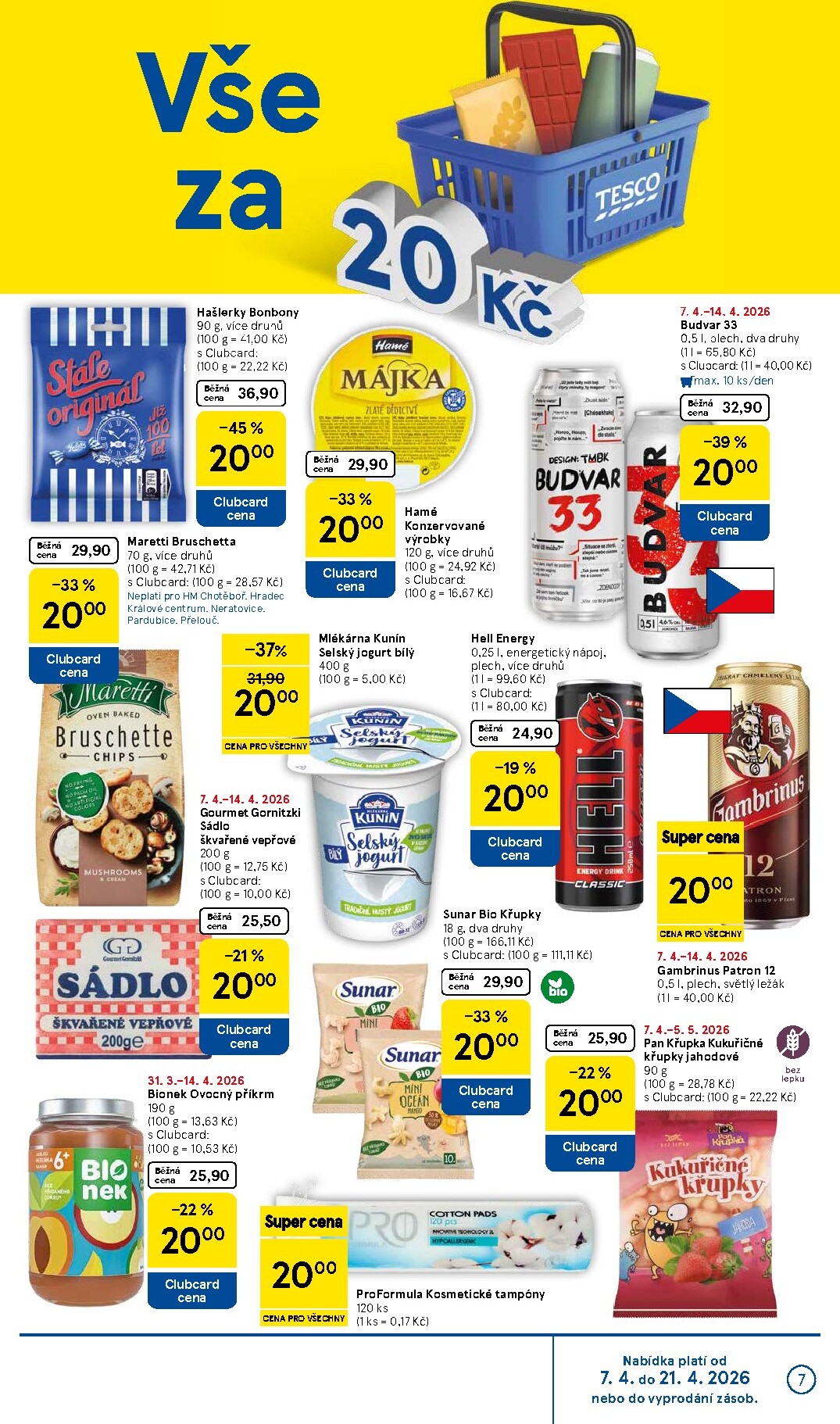 tesco - Tesco leták platný od úterý 07.04.2026 do úterý 14.04.2026 - page: 7
