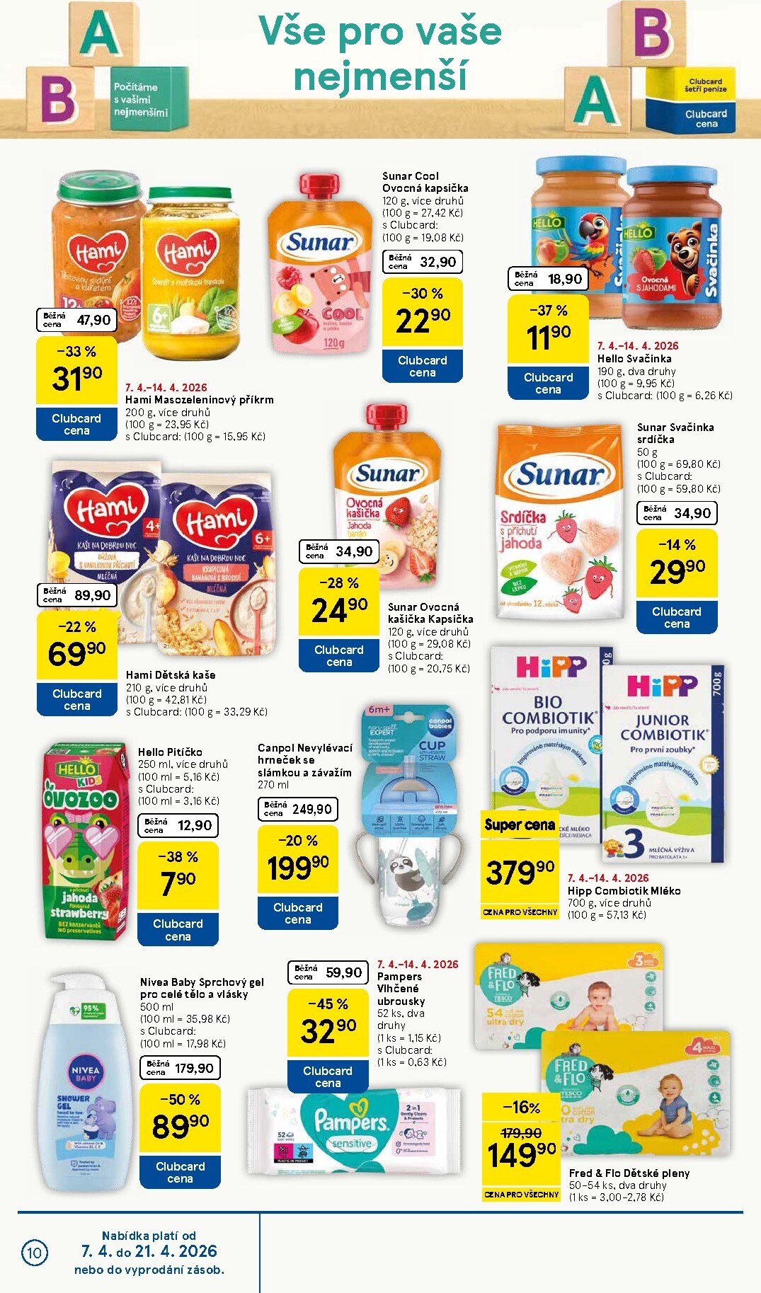 tesco - Tesco supermarket leták platný od úterý 07.04.2026 do úterý 14.04.2026 - page: 10