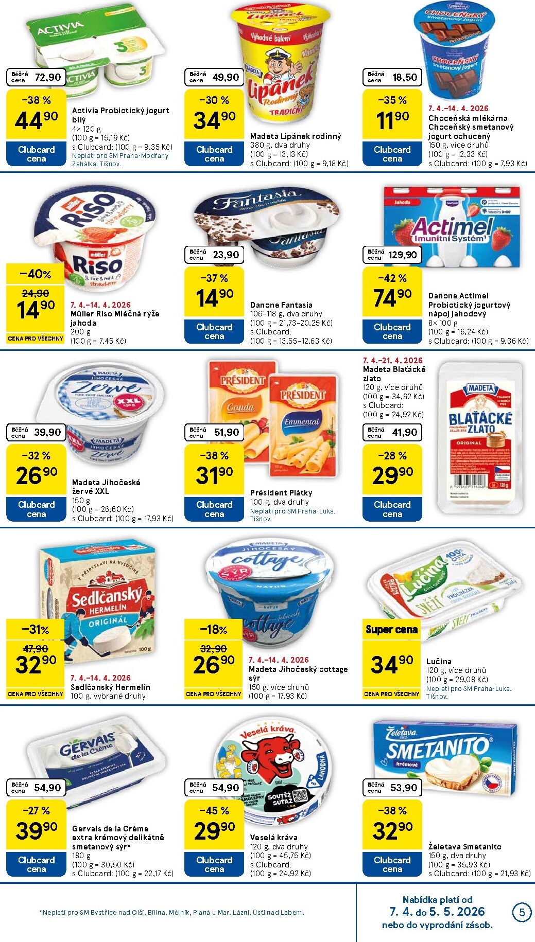 tesco - Tesco supermarket leták platný od úterý 07.04.2026 do úterý 14.04.2026 - page: 5