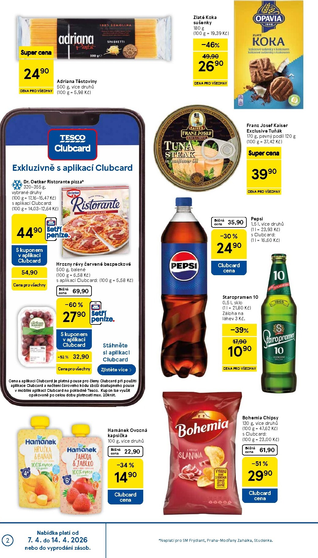 tesco - Tesco supermarket leták platný od úterý 07.04.2026 do úterý 14.04.2026 - page: 2