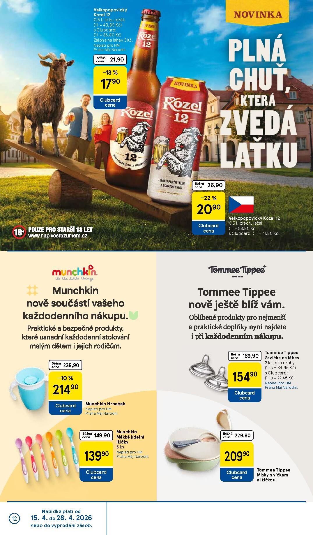 tesco - Budoucí Tesco leták platný od středy 15.04.2026 do úterý 21.04.2026 - page: 12