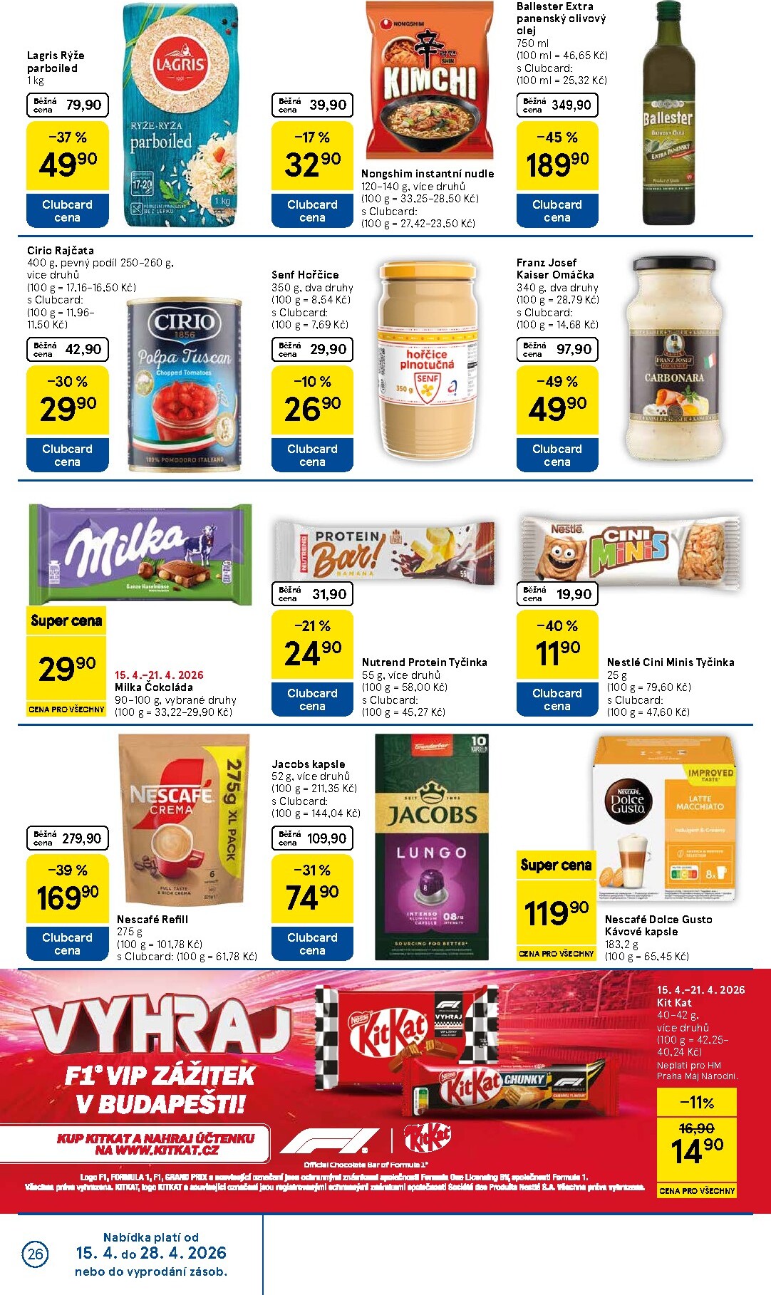 tesco - Budoucí Tesco leták platný od středy 15.04.2026 do úterý 21.04.2026 - page: 26