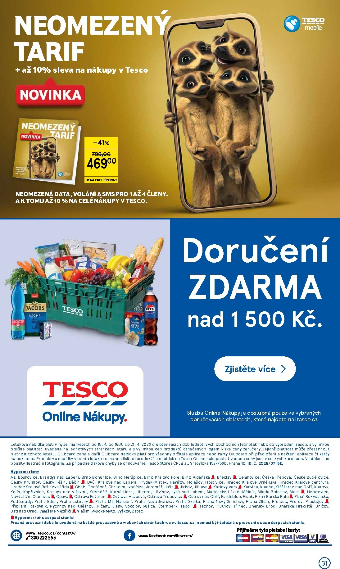 tesco - Budoucí Tesco leták platný od středy 15.04.2026 do úterý 21.04.2026 - page: 31