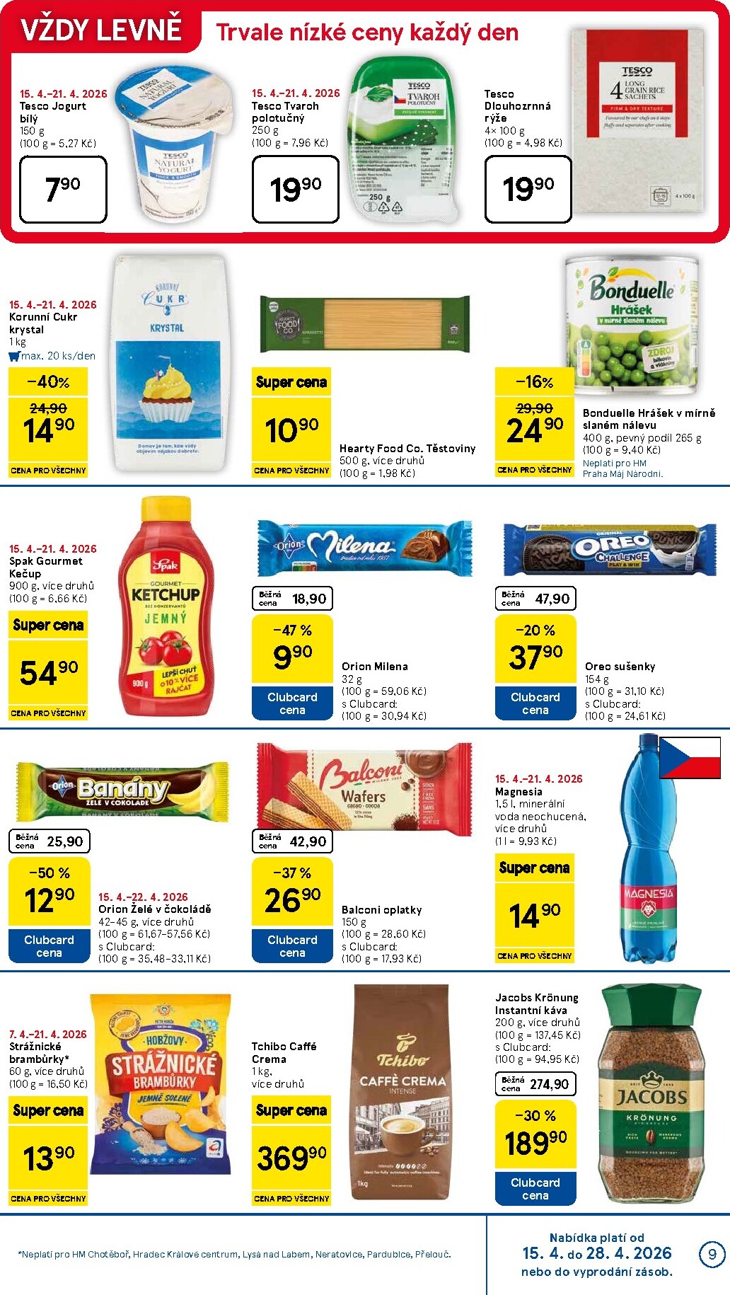 tesco - Budoucí Tesco leták platný od středy 15.04.2026 do úterý 21.04.2026 - page: 9