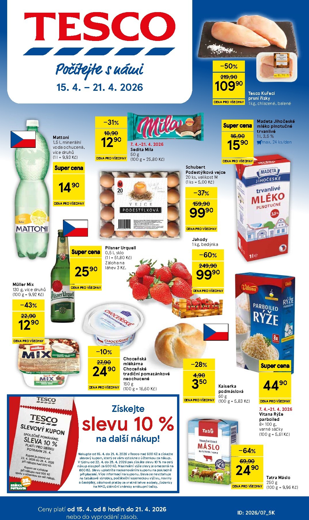 tesco - Budoucí Tesco leták platný od středy 15.04.2026 do úterý 21.04.2026