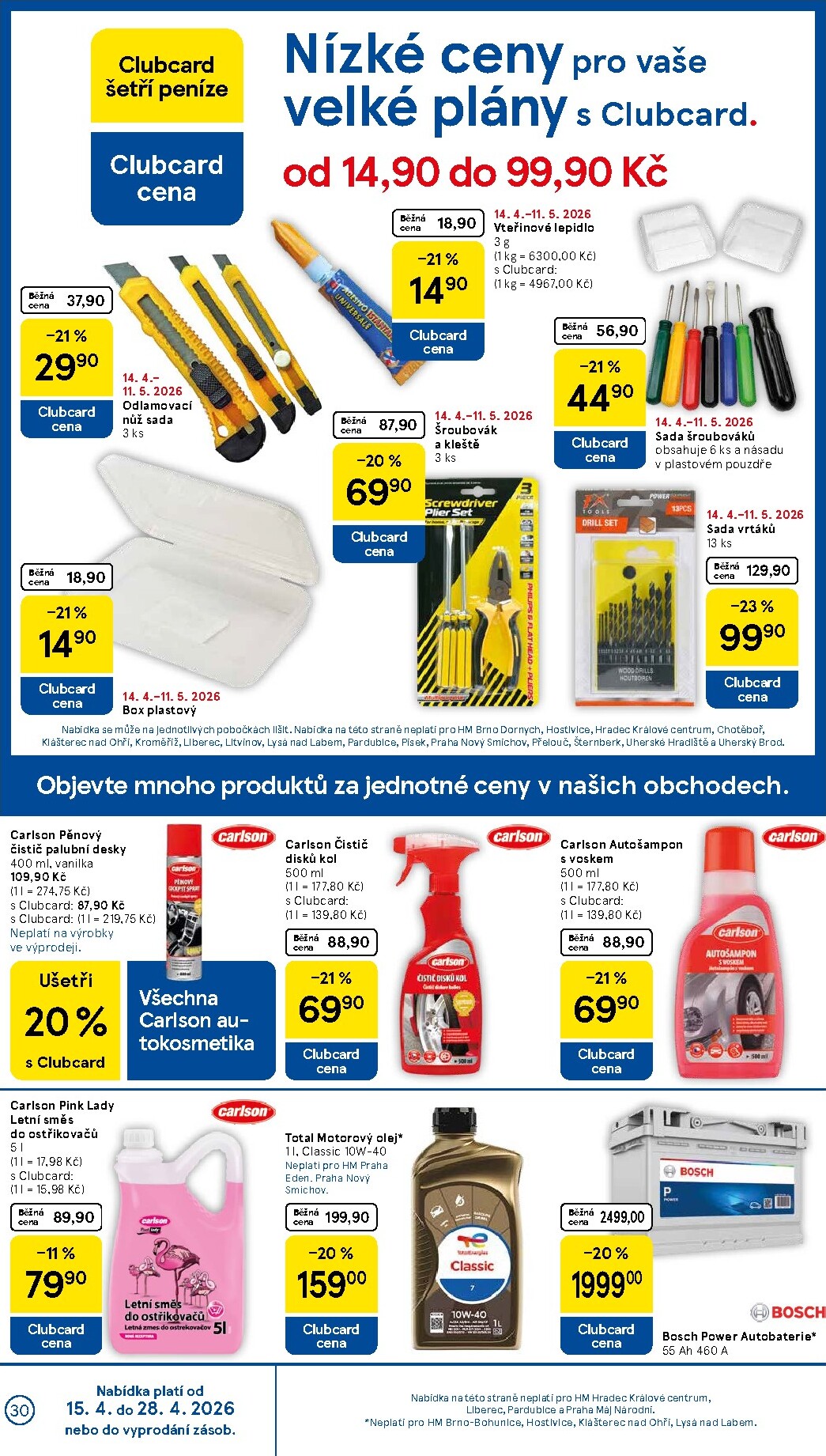 tesco - Budoucí Tesco leták platný od středy 15.04.2026 do úterý 21.04.2026 - page: 30