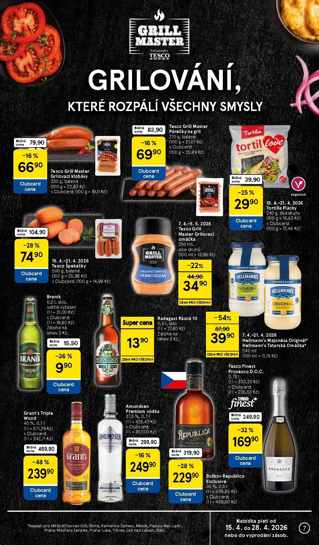 tesco - Budoucí Tesco supermarket leták platný od středy 15.04.2026 do úterý 21.04.2026 - page: 7
