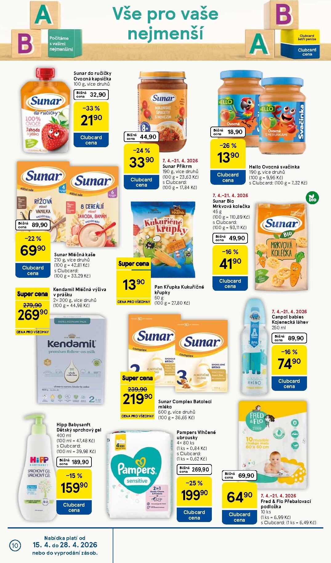 tesco - Budoucí Tesco supermarket leták platný od středy 15.04.2026 do úterý 21.04.2026 - page: 10