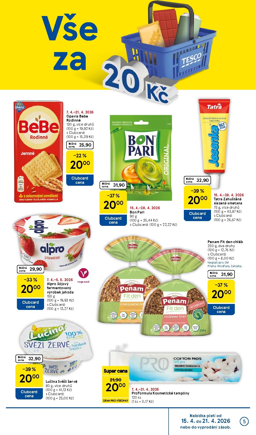 tesco - Budoucí Tesco supermarket leták platný od středy 15.04.2026 do úterý 21.04.2026 - page: 5