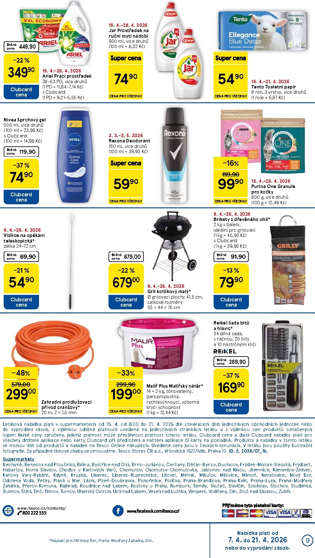 tesco - Budoucí Tesco supermarket leták platný od středy 15.04.2026 do úterý 21.04.2026 - page: 9