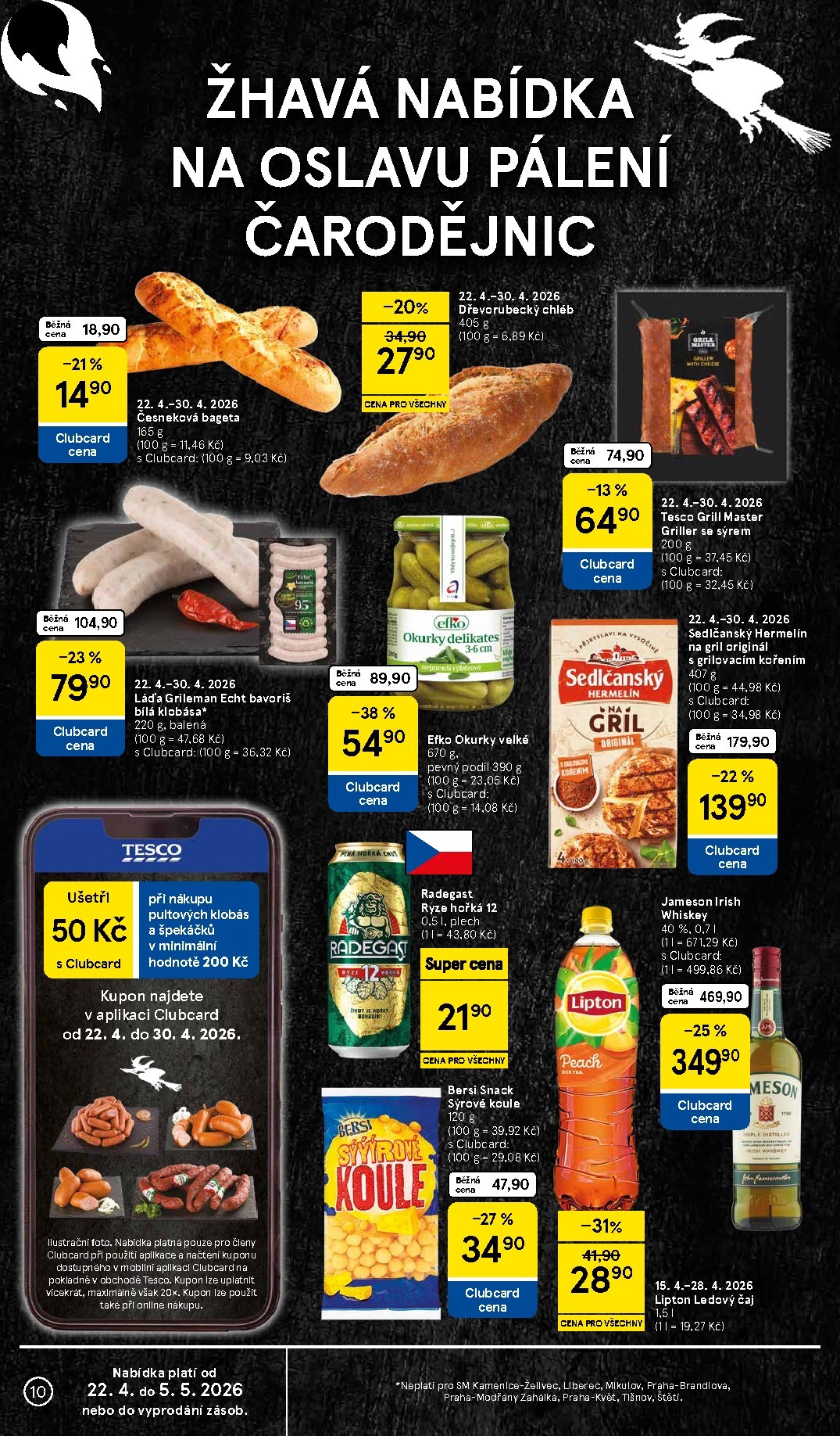 tesco - Budoucí Tesco supermarket leták platný od středy 22.04.2026 do úterý 28.04.2026 - page: 10