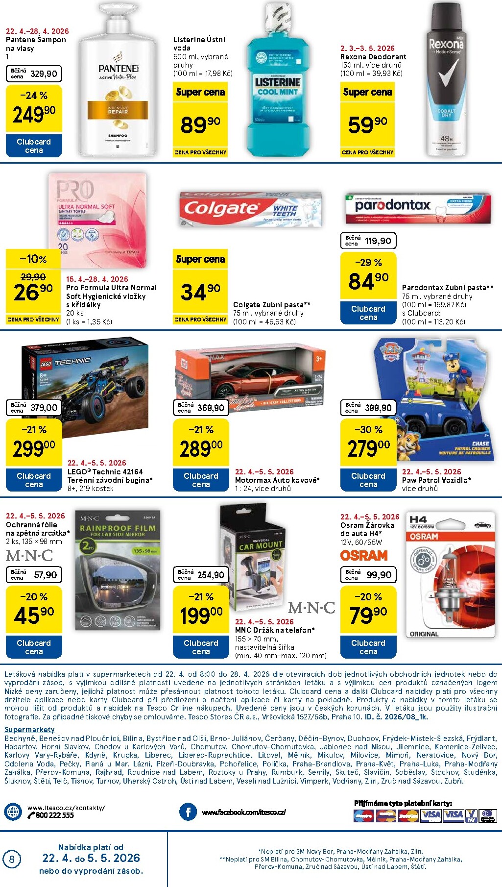 tesco - Budoucí Tesco supermarket leták platný od středy 22.04.2026 do úterý 28.04.2026 - page: 8
