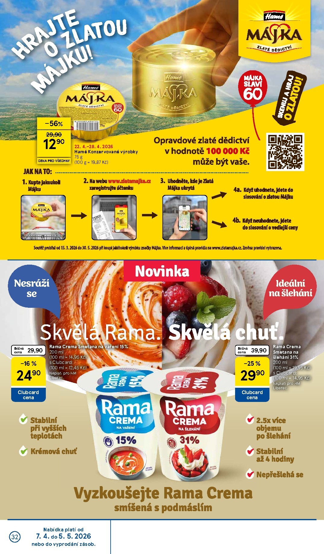 tesco - Budoucí Tesco leták platný od středy 22.04.2026 do úterý 28.04.2026 - page: 32