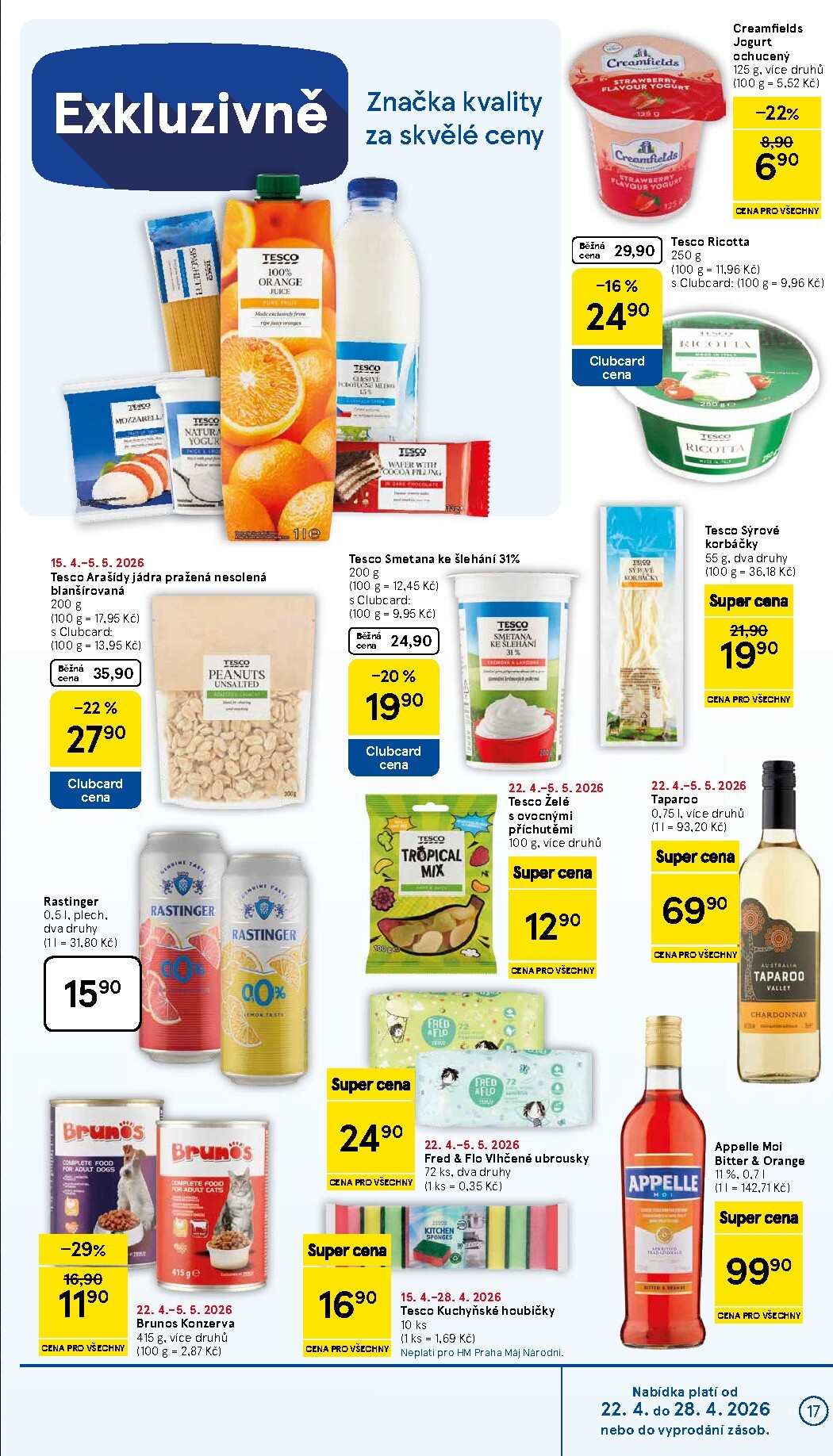 tesco - Budoucí Tesco leták platný od středy 22.04.2026 do úterý 28.04.2026 - page: 17