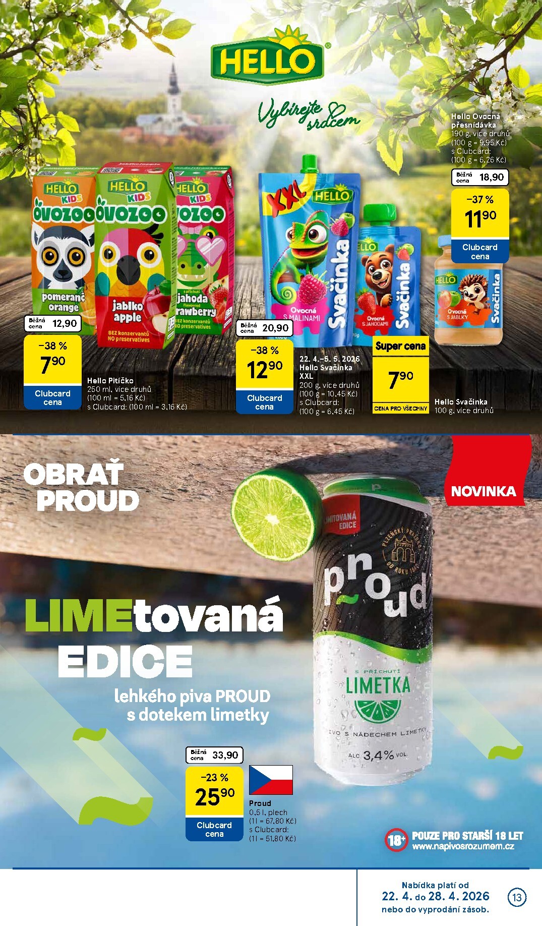 tesco - Budoucí Tesco leták platný od středy 22.04.2026 do úterý 28.04.2026 - page: 13