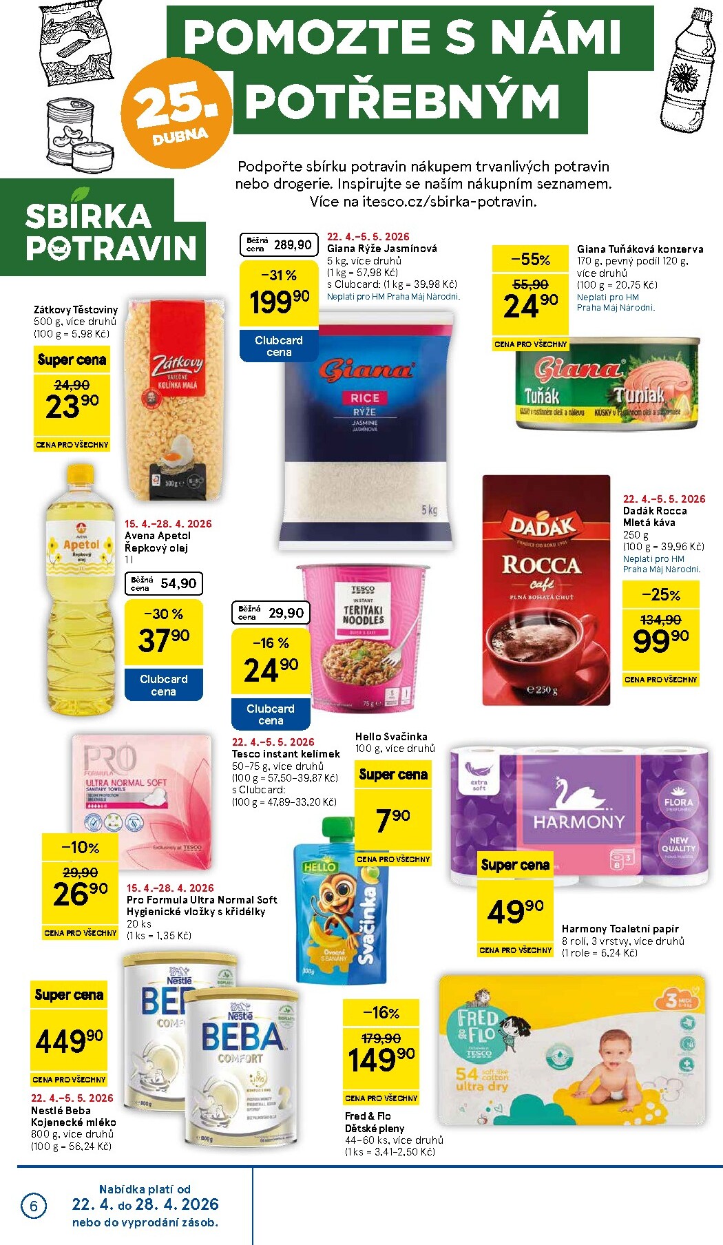 tesco - Budoucí Tesco leták platný od středy 22.04.2026 do úterý 28.04.2026 - page: 6