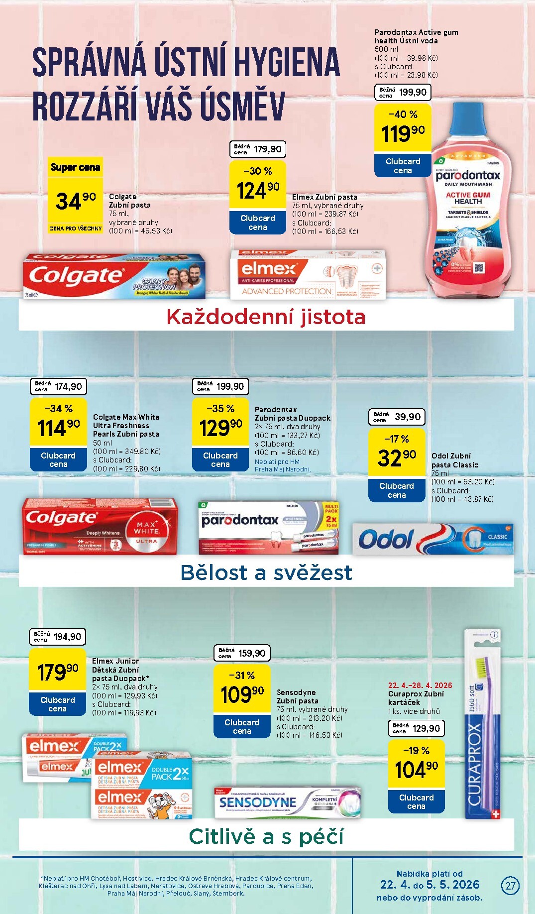 tesco - Budoucí Tesco leták platný od středy 22.04.2026 do úterý 28.04.2026 - page: 27