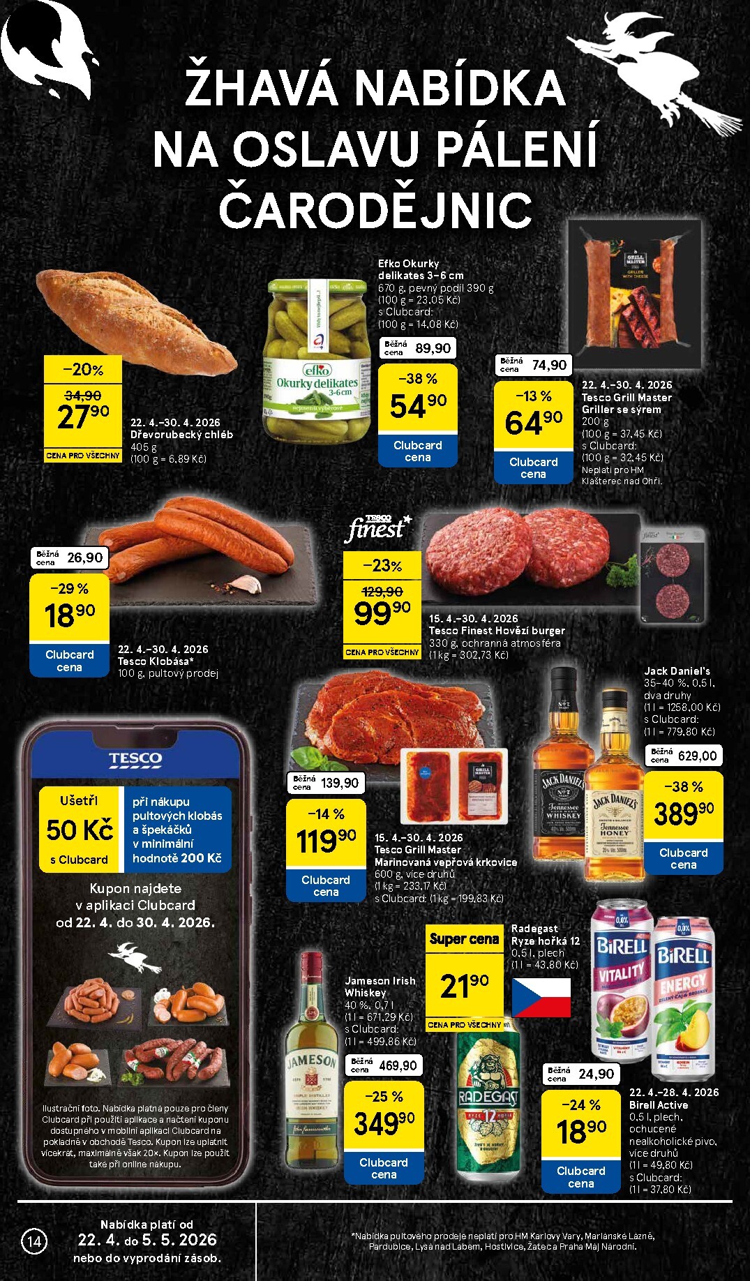tesco - Budoucí Tesco leták platný od středy 22.04.2026 do úterý 28.04.2026 - page: 14