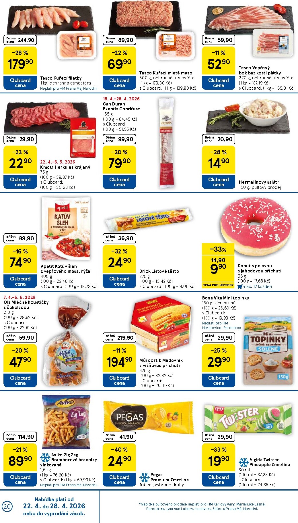 tesco - Budoucí Tesco leták platný od středy 22.04.2026 do úterý 28.04.2026 - page: 20
