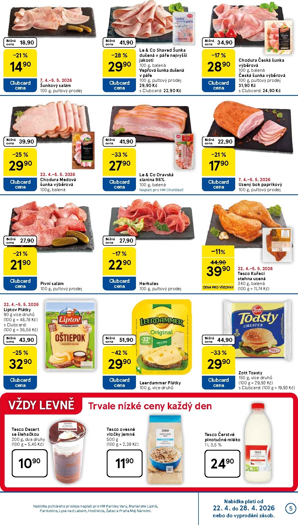 tesco - Budoucí Tesco leták platný od středy 22.04.2026 do úterý 28.04.2026 - page: 5