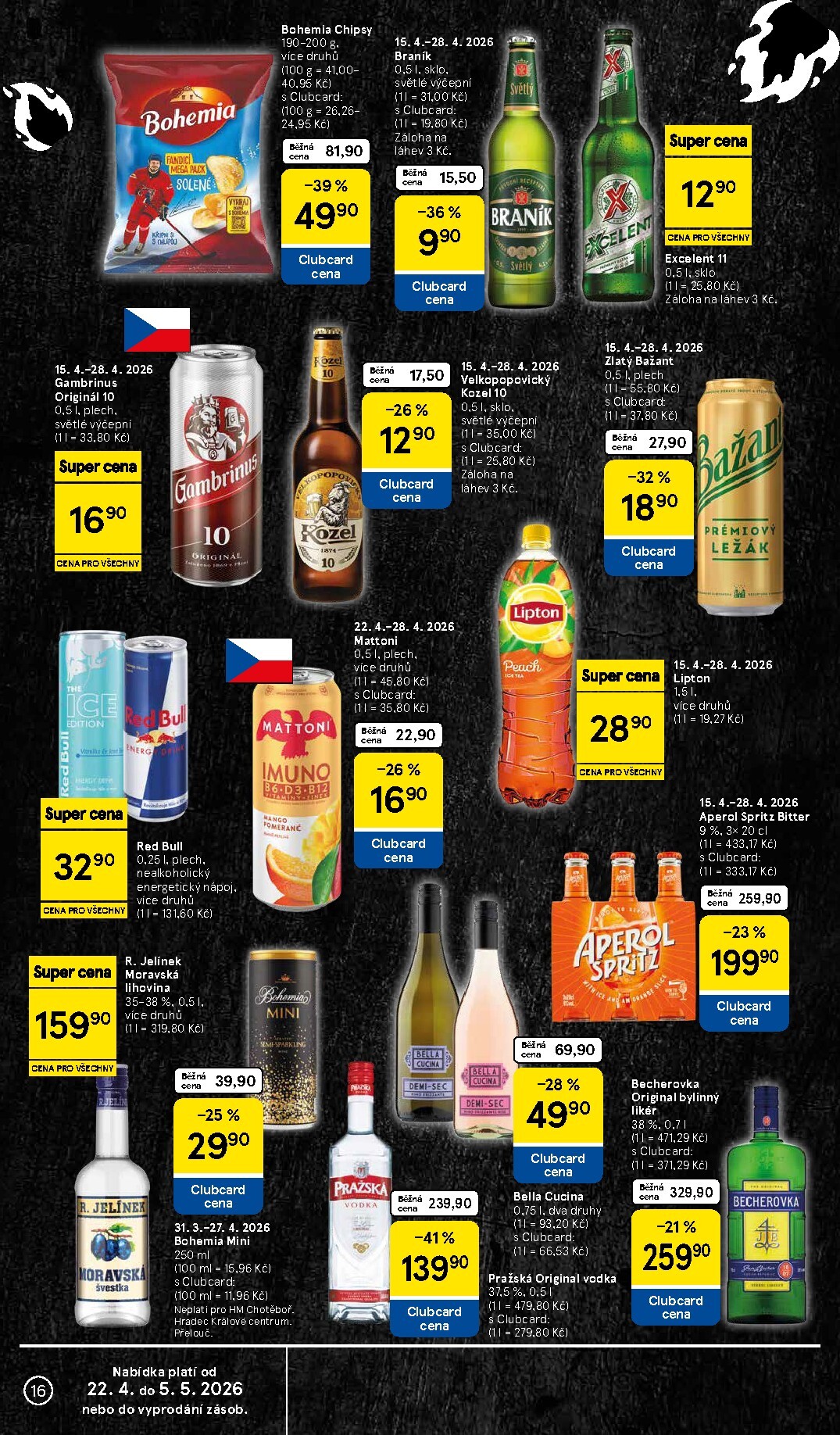 tesco - Budoucí Tesco leták platný od středy 22.04.2026 do úterý 28.04.2026 - page: 16