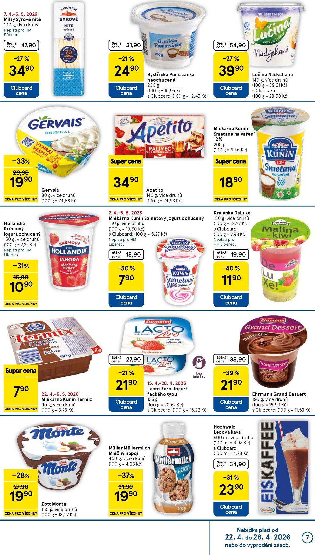 tesco - Budoucí Tesco leták platný od středy 22.04.2026 do úterý 28.04.2026 - page: 7