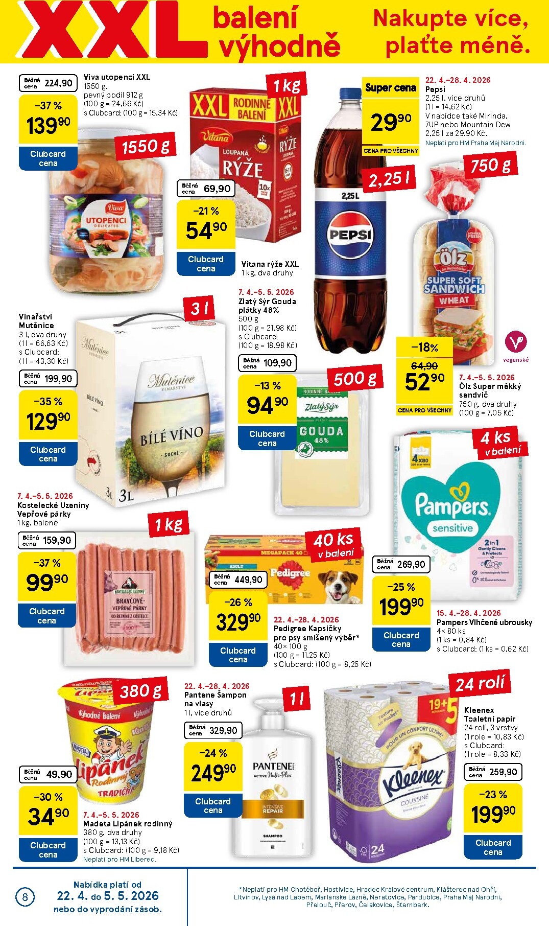 tesco - Budoucí Tesco leták platný od středy 22.04.2026 do úterý 28.04.2026 - page: 8