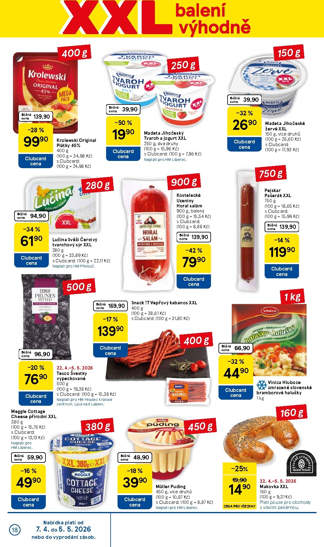 tesco - Budoucí Tesco leták platný od středy 22.04.2026 do úterý 28.04.2026 - page: 18